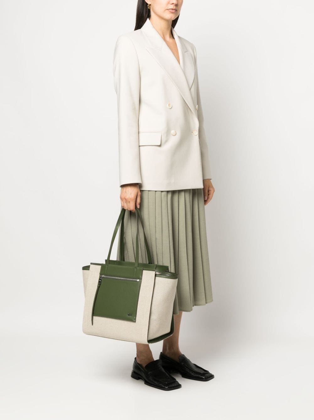 DKNY logo-plaque cotton tote bag - Image 2