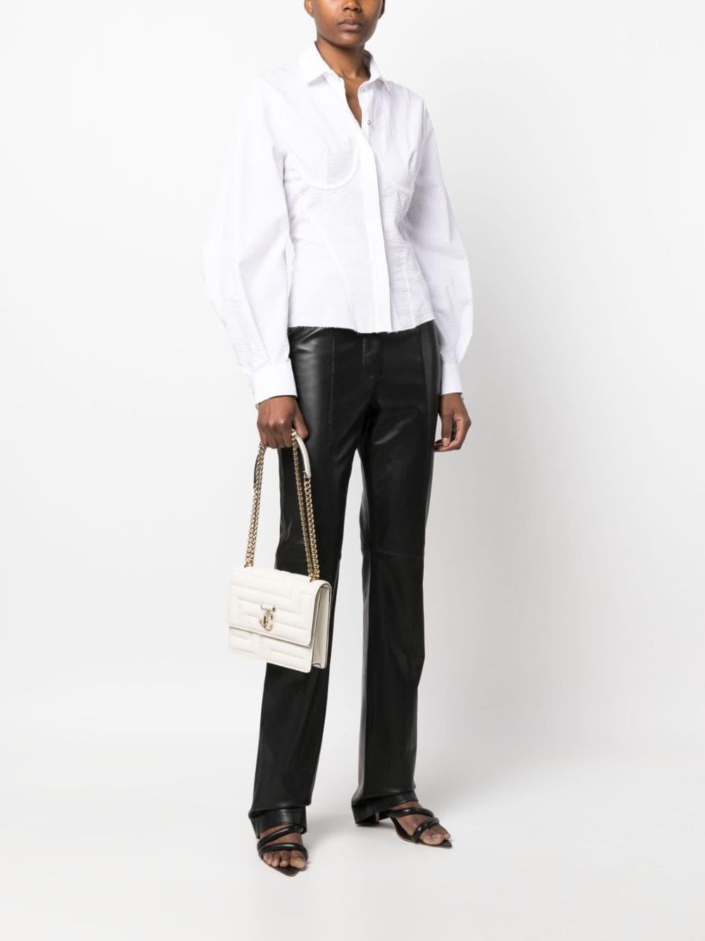 Jimmy Choo Avenue Quad leather shoulder bag - Image 2