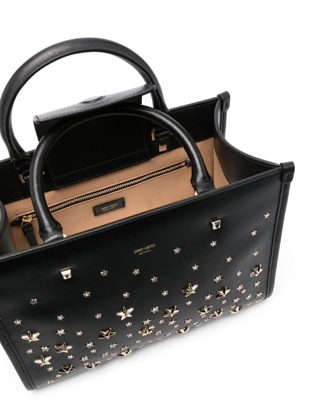 Jimmy Choo small Avenue studded leather tote bag - Image 5