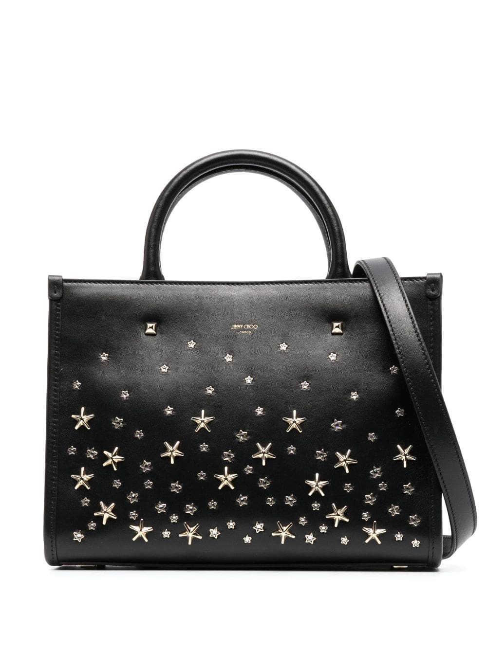Jimmy Choo small Avenue studded leather tote bag