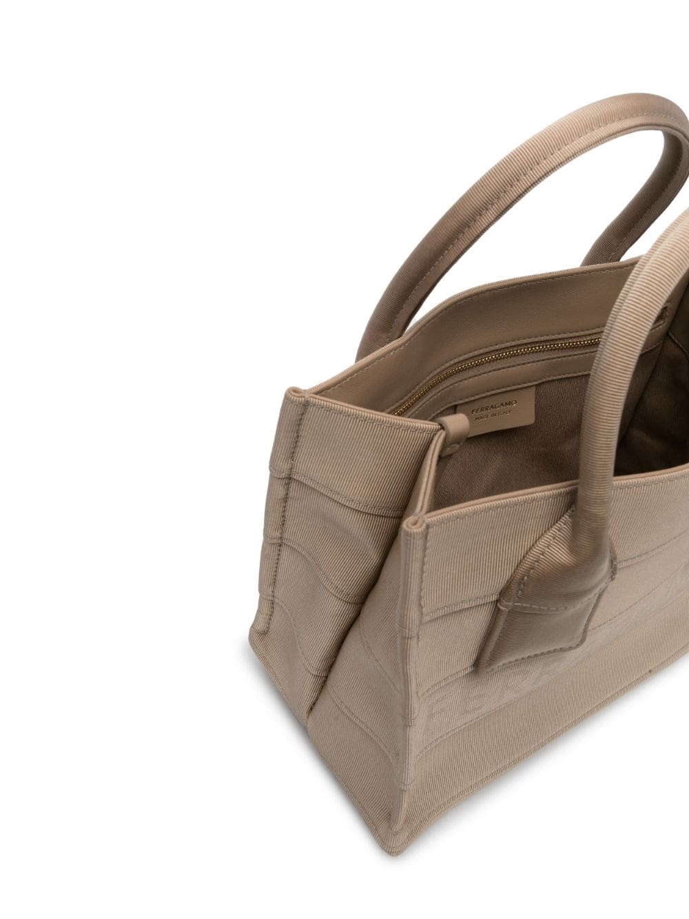 Ferragamo Signature (S) cotton-blend tote bag - Image 5