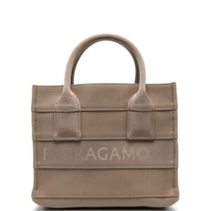 Ferragamo Signature (S) cotton-blend tote bag
