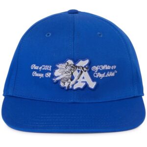 Off-White logo-appliqué cotton baseball cap