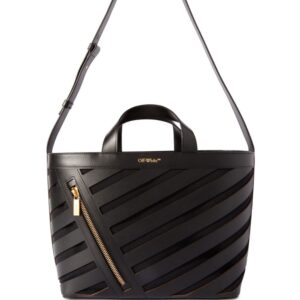 Off-White small cut-out Diag tote bag