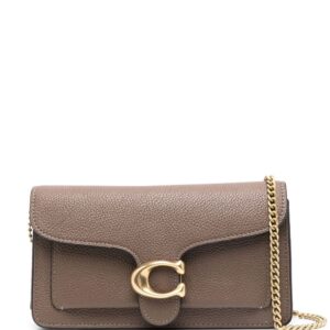 Coach logo plaque crossbody bag