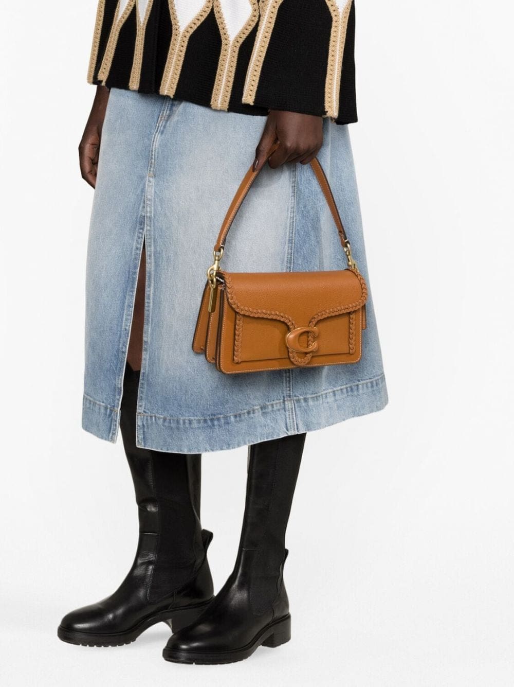 Coach Tabby braided leather shoulder bag - Image 3