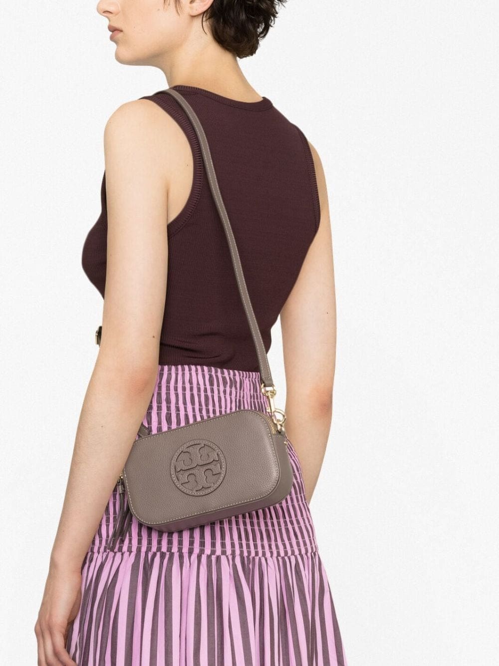 Tory Burch mini Miller leather crossbody bag - Image 3