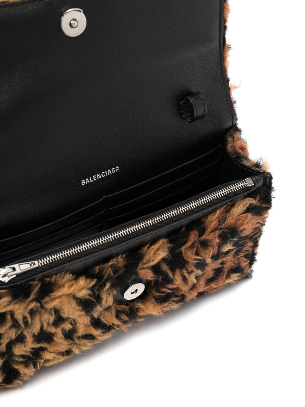 Balenciaga Hourglass fleece clutch bag - Image 5