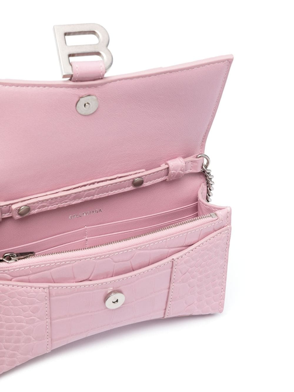 Balenciaga Hourglass crocodile-effect leather wallet - Image 5