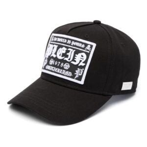 Philipp Plein logo-patch baseball cap