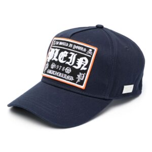 Philipp Plein logo-patch baseball cap