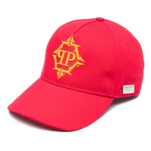 Philipp Plein Hexagon logo-embroidered baseball cap