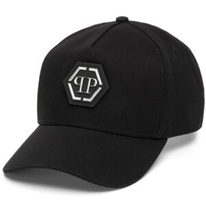 Philipp Plein logo-plaque cotton baseball cap