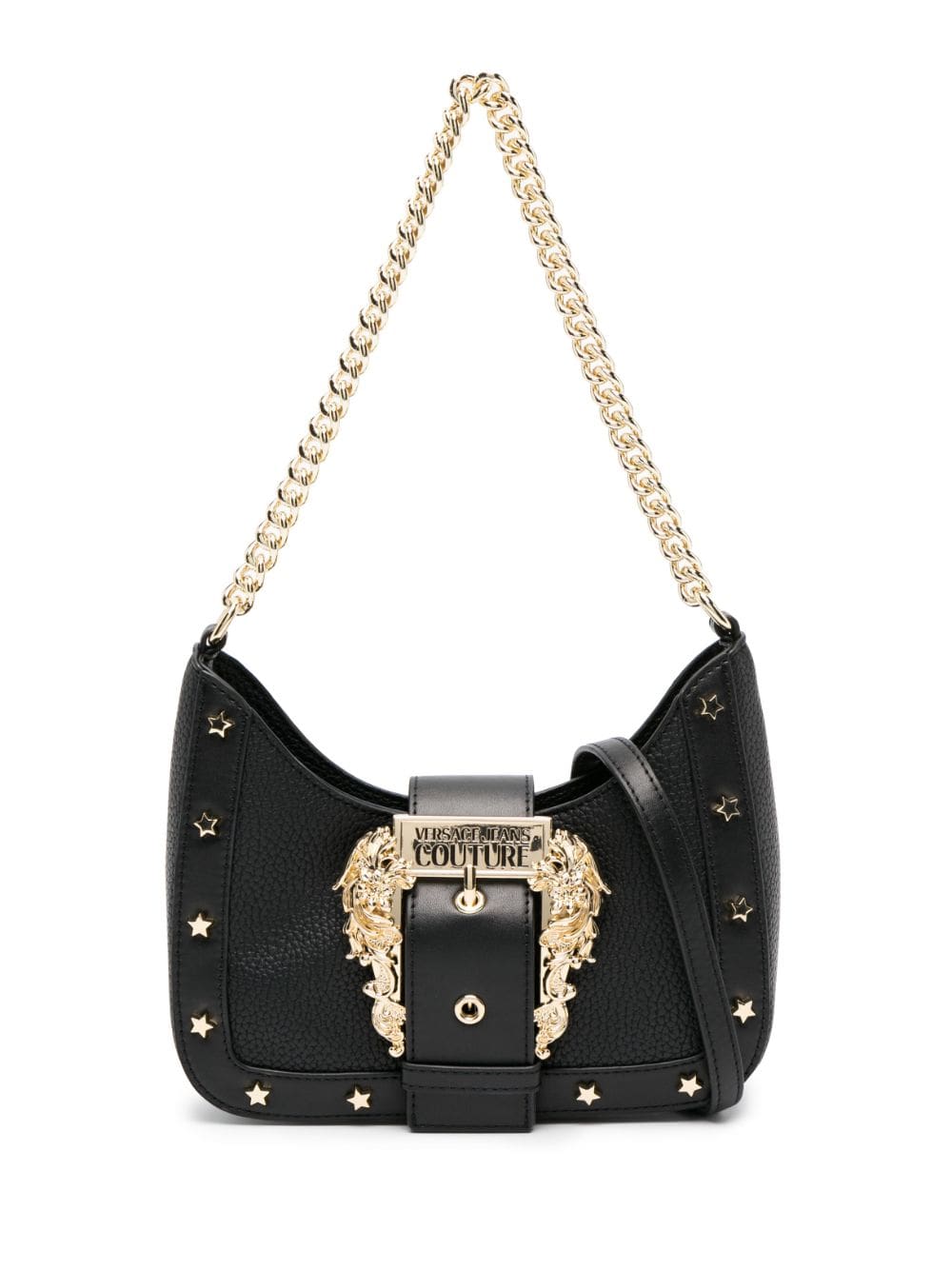 Versace Jeans Couture Baroque buckle shoulder bag