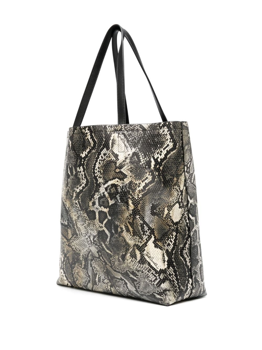 Just Cavalli logo-print snakeskin-effect tote bag - Image 3