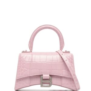 Balenciaga XS Hourglass leather tote bag