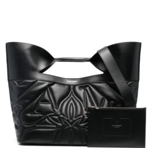 Alexander McQueen Seal logo tote bag