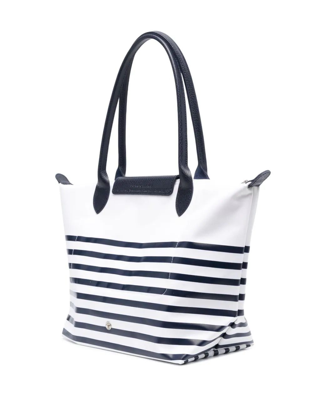 Longchamp medium Le Pliage striped tote bag - Image 4