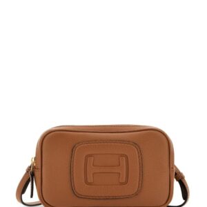 Hogan mini H-bag logo-embossed leather bag