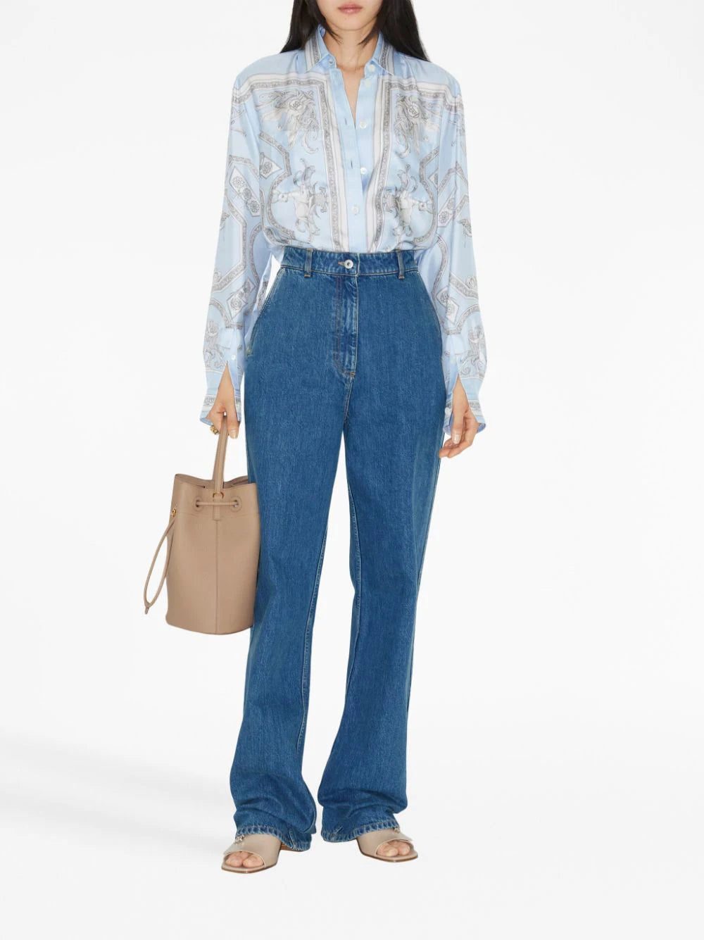 Burberry Statue-print silk shirt - Image 2