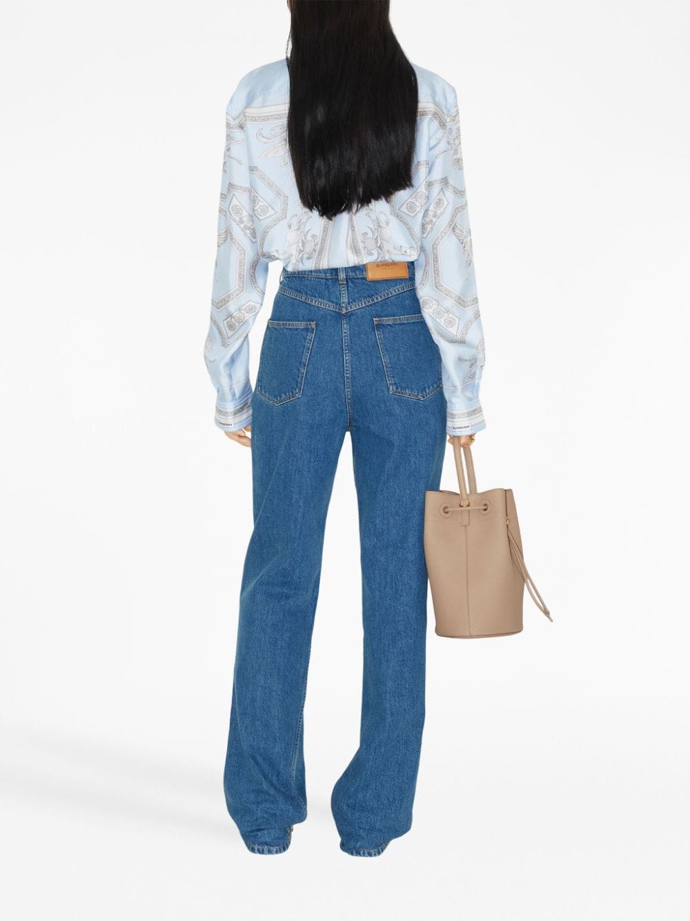 Burberry Statue-print silk shirt - Image 4