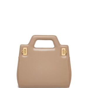 Ferragamo mini Wanda leather tote bag