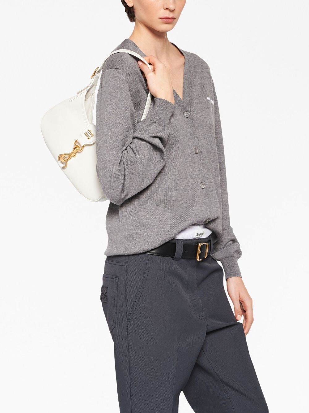 Miu Miu Madras leather shoulder bag - Image 3