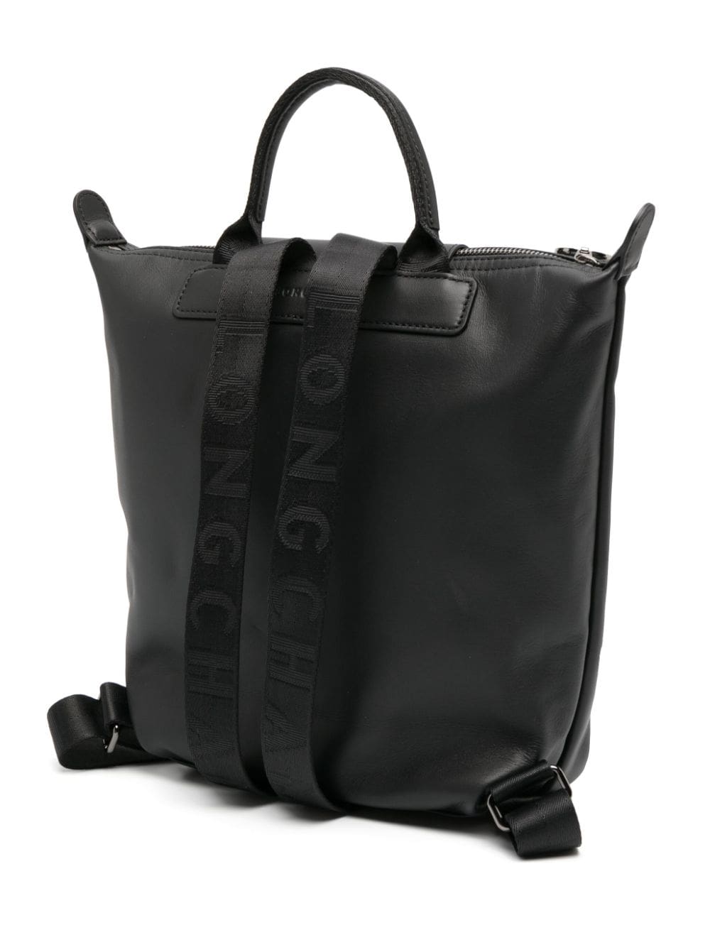 Longchamp small Le Pliage leather backpack - Image 2