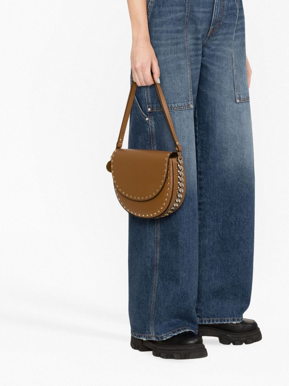 Stella McCartney medium Frayme studded shoulder bag - Image 3