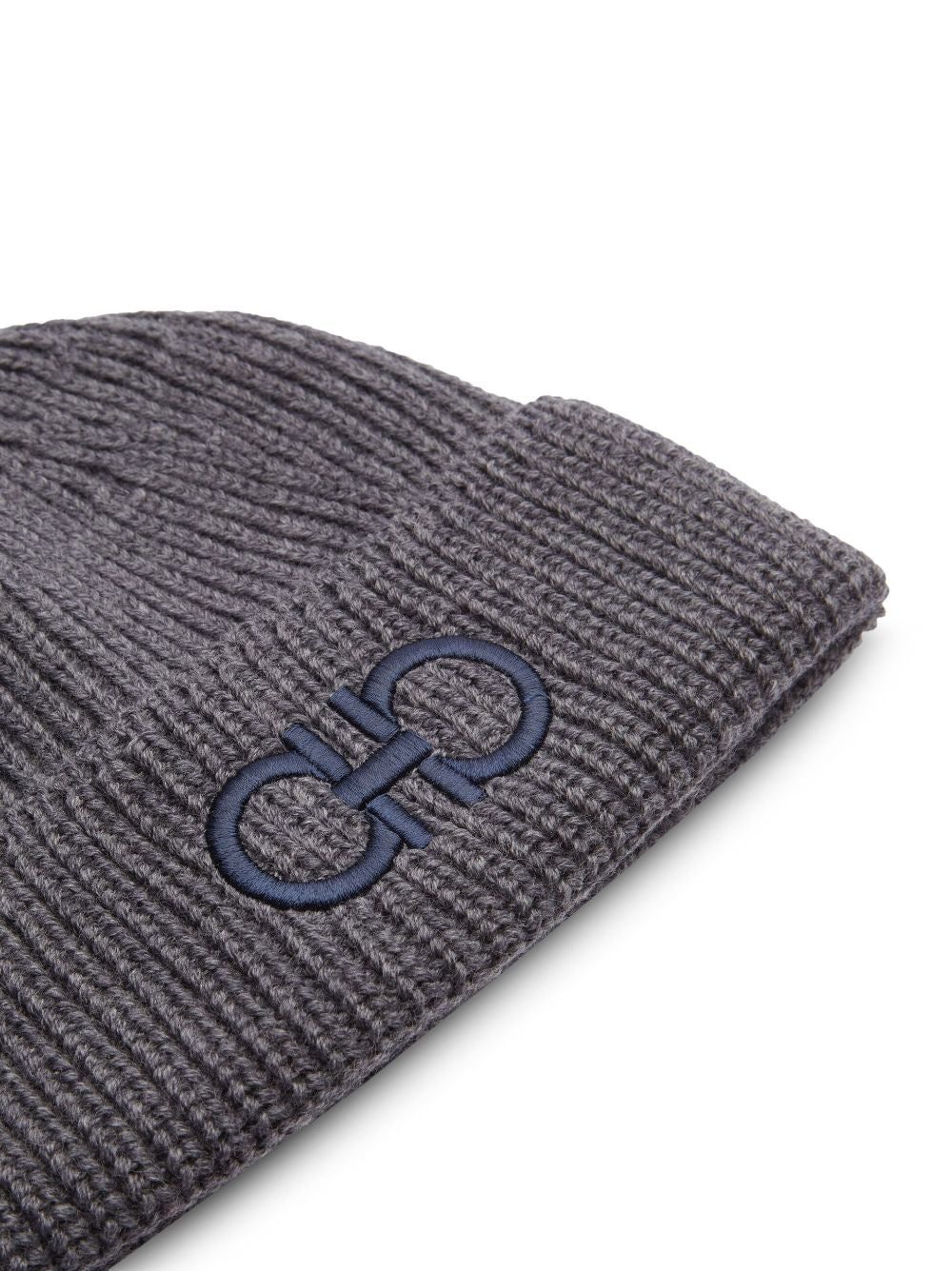 Ferragamo embroidered-logo knit wool beanie - Image 3