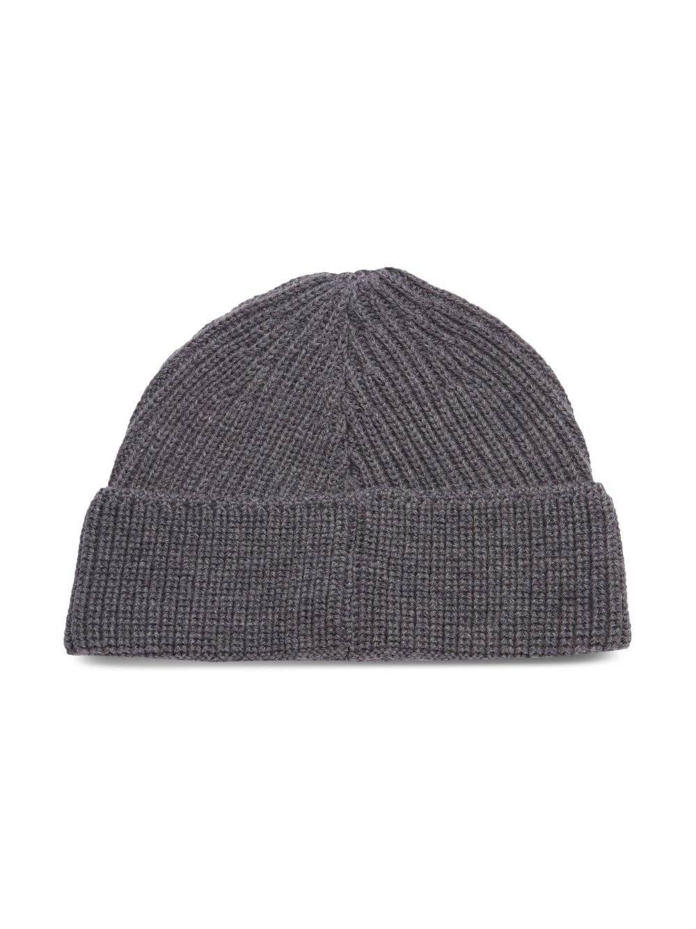 Ferragamo embroidered-logo knit wool beanie - Image 2