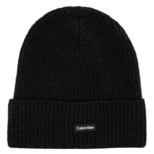 Calvin Klein Daddy logo-patch beanie