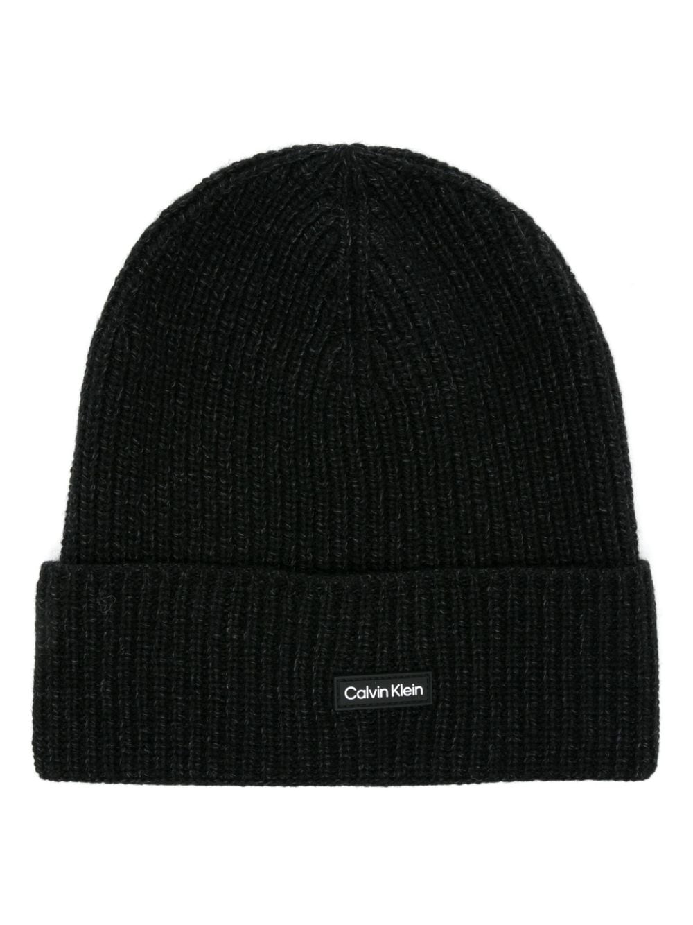 Calvin Klein Daddy logo-patch beanie