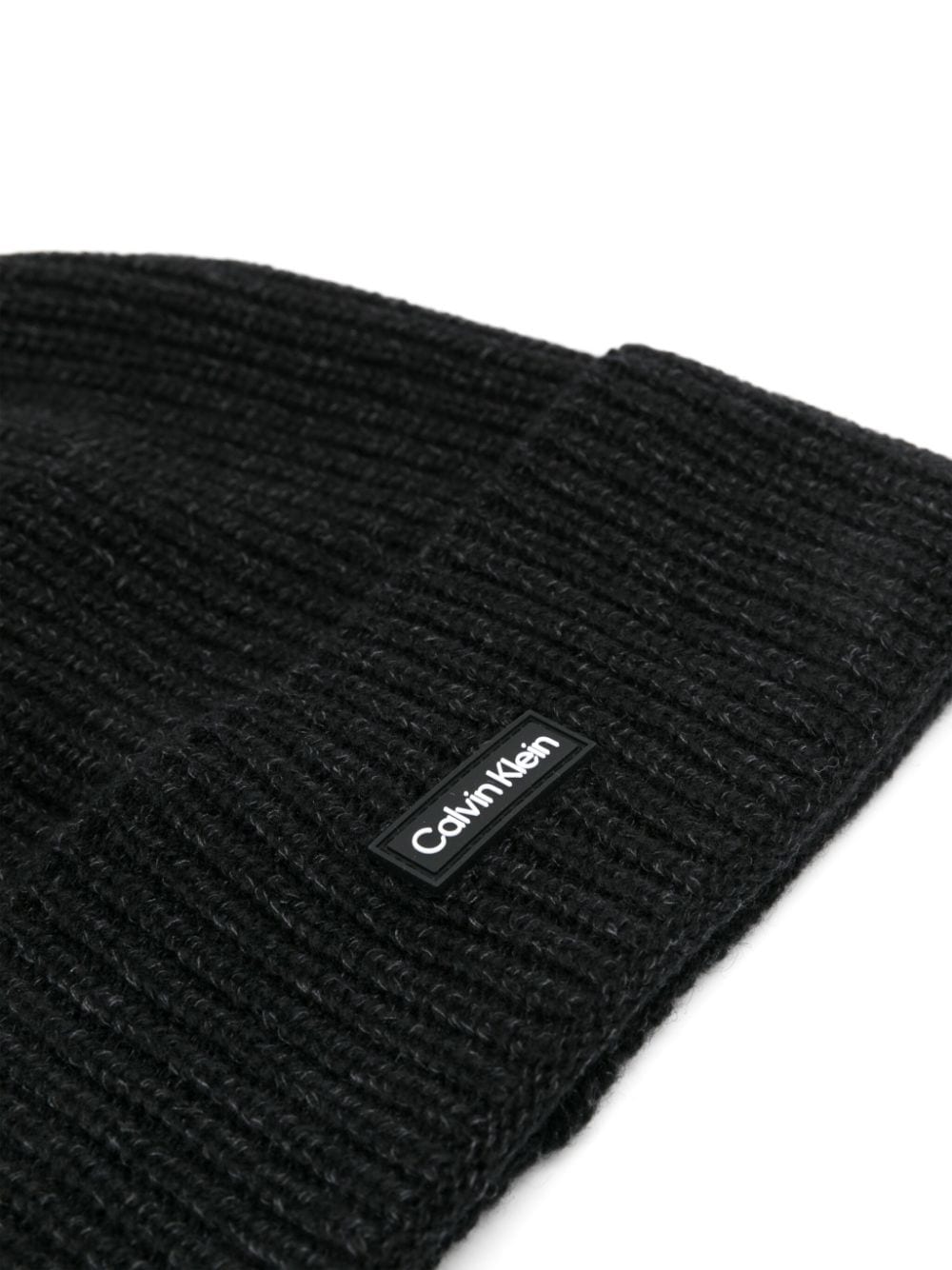 Calvin Klein Daddy logo-patch beanie - Image 2