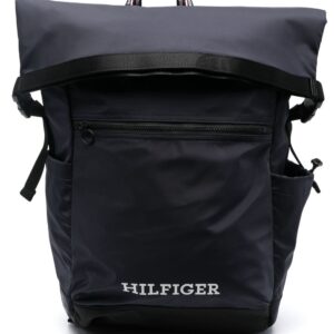 Tommy Hilfiger logo-embroidered folded top backpack