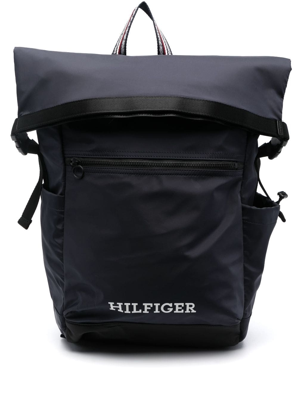Tommy Hilfiger logo-embroidered folded top backpack