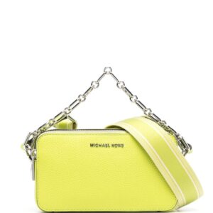 Michael Michael Kors logo-plaque leather crossbody bag