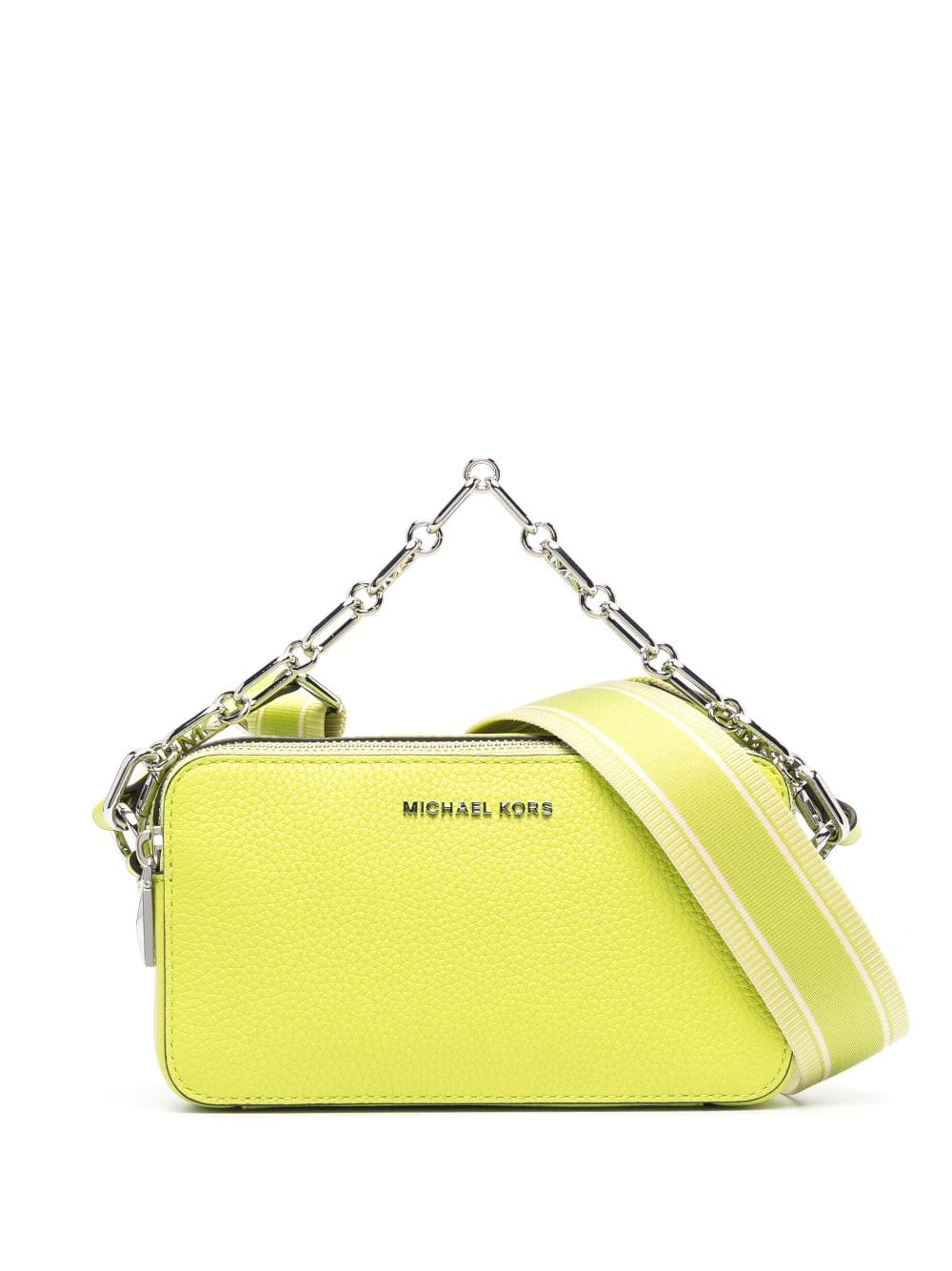 Michael Michael Kors logo-plaque leather crossbody bag