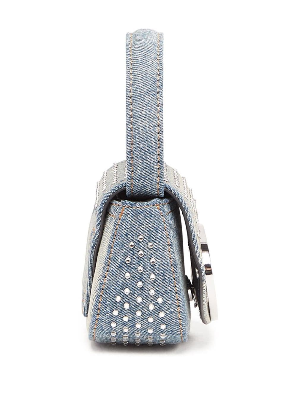Diesel mini 1DR crystal-embellished crossbody bag - Image 3