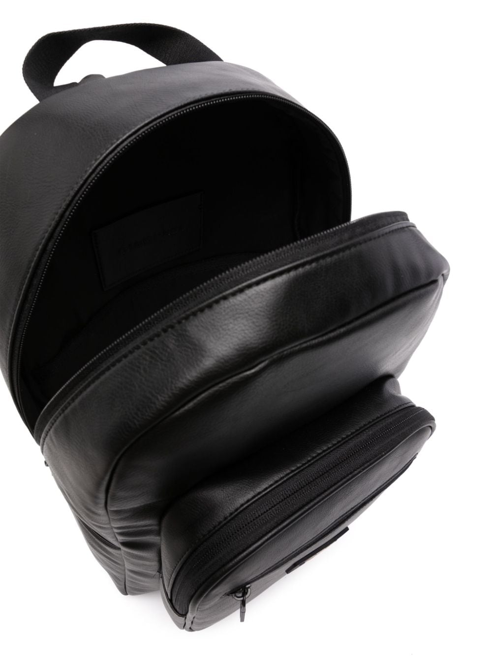 Calvin Klein Jeans logo-patch leather backpack - Image 5