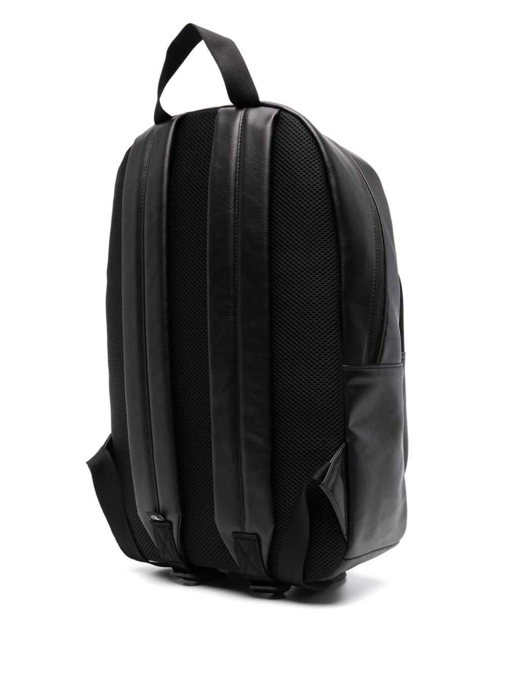 Calvin Klein Jeans logo-patch leather backpack - Image 3
