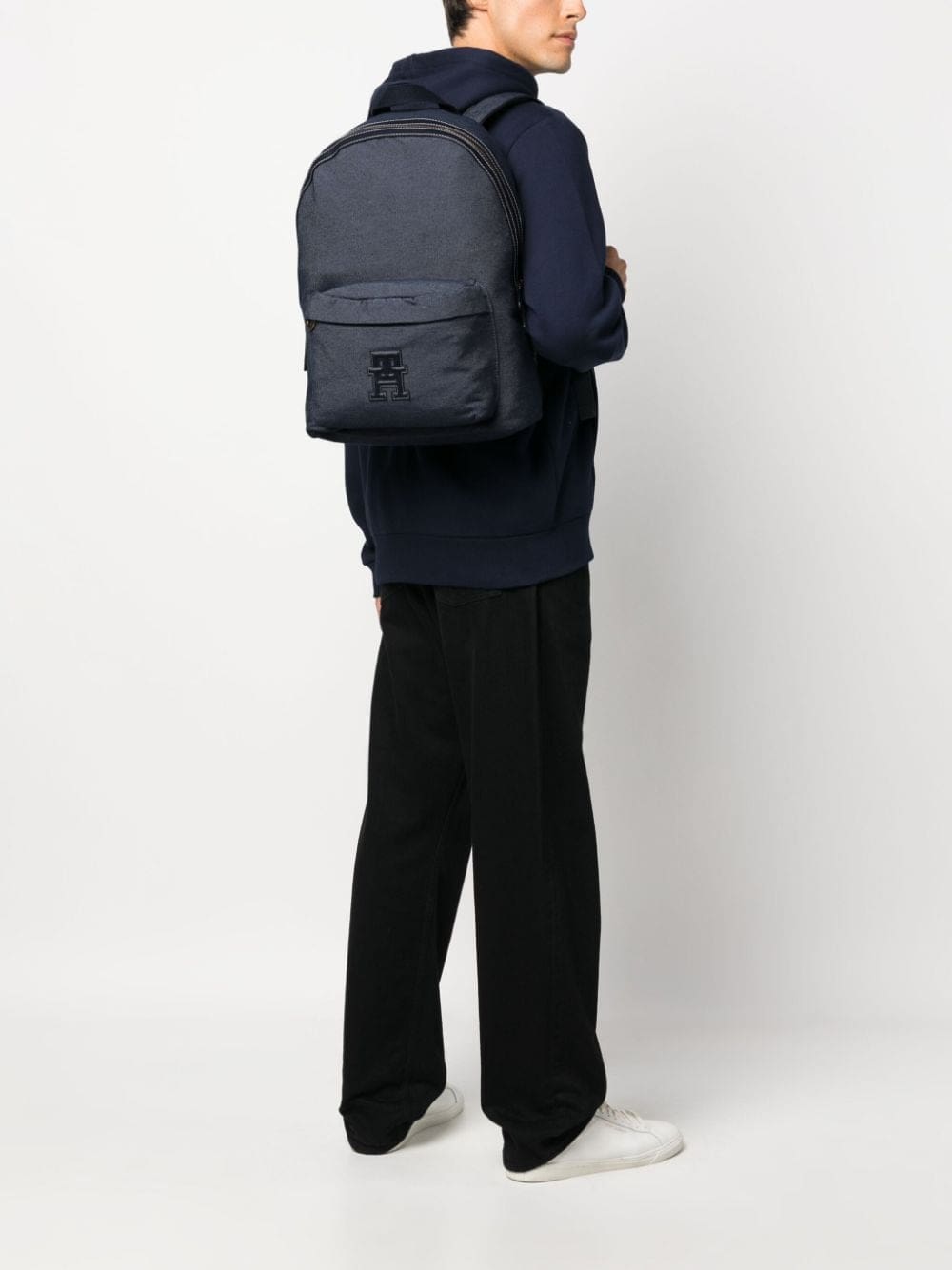 Tommy Hilfiger embroidered-monogram backpack - Image 2