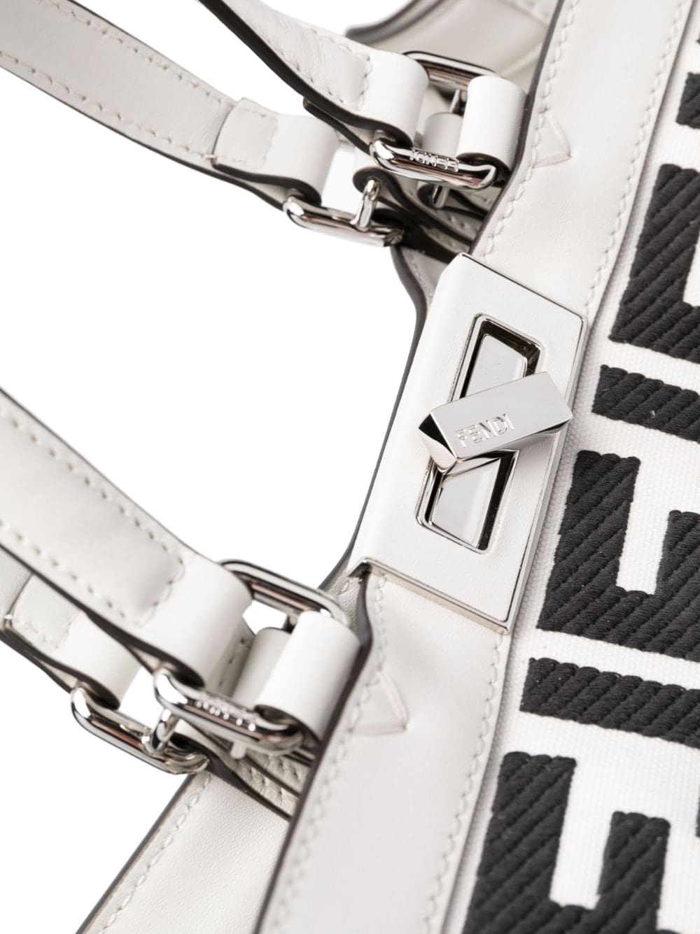 FENDI X ff-logo print tote bag - Image 4