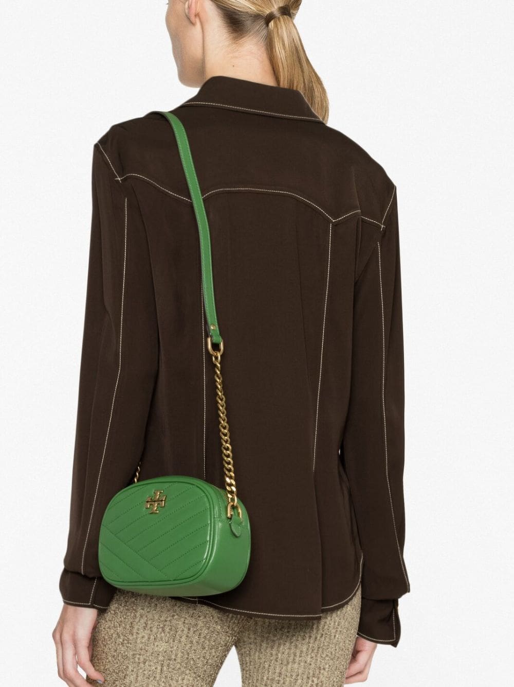 Tory Burch small Kira chevron crossbody bag - Image 3