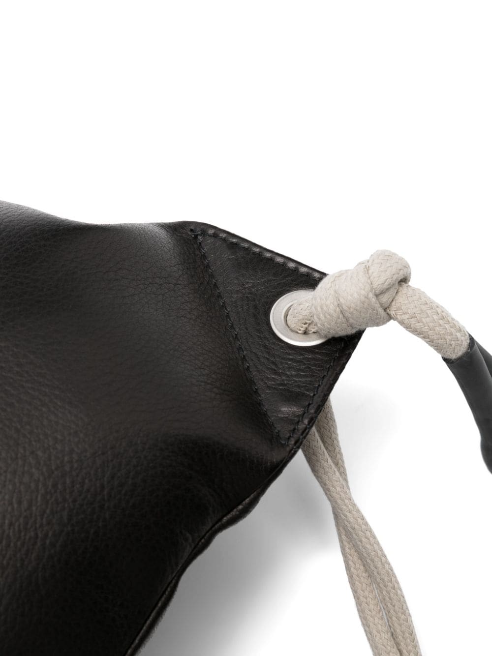 Rick Owens drawstring leather backpack - Image 4