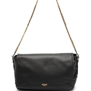 Moschino logo-chain crossbody bag