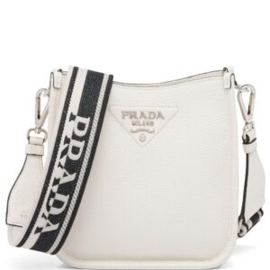 Prada mini logo-plaque shoulder bag