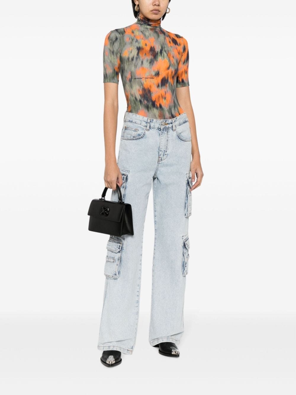 Off-White Jitney logo-plaque tote bag - Image 2