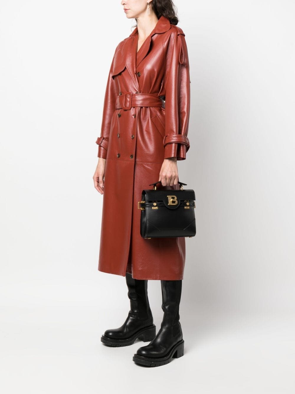 Balmain B-Buzz 23 leather tote bag - Image 2