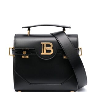 Balmain B-Buzz 23 leather tote bag